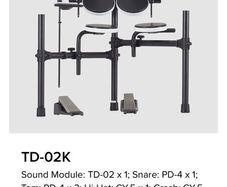 Roland v drums TD-02K