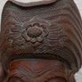 Vintage 19C Chinese Asian Oriental Wooden Hand Carved Mask ,Wood Mask Rose wood 10,5" Image 5