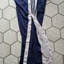Women's Blue Adidas Vintage retro adibreak poppers Track Pants D4 Size L large trousers Image 8