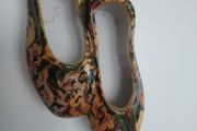 Pretty Ceramic Vintage Hanging Ballet Shoes