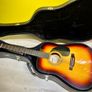 Acoustic Guitar with guitar hard case and guitar stand Image 4
