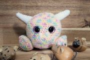 Handmade crochet monster