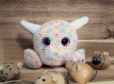 Handmade crochet monster