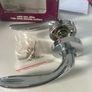 Polished chrome door handles made from solid zinc alloy with a high shine chrome finish. Image 4