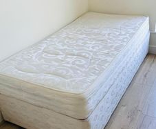 Bed with  mattress