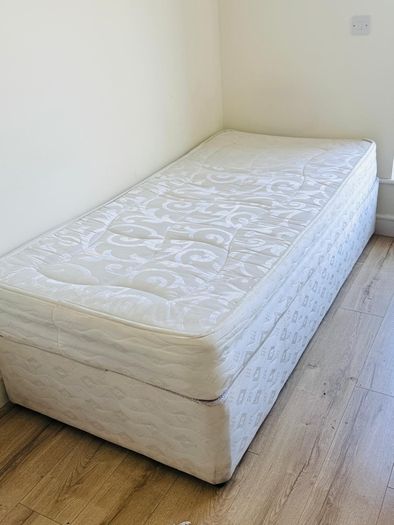 Bed with  mattress