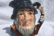 ROYAL DOULTON (D6463) - a medium size character jug of RIP VAN WINKLE (4" height). Pristine condition.