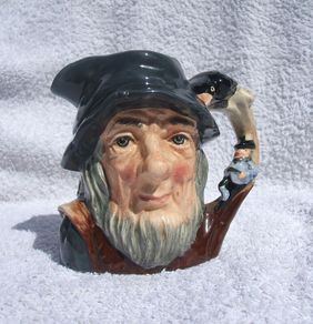 ROYAL DOULTON (D6463) - a medium size character jug of RIP VAN WINKLE (4" height). Pristine condition.