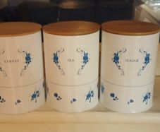 Set of 3 Metal Storage Canister