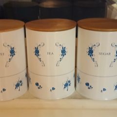Set of 3 Metal Storage Canister