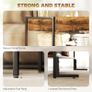 Lift-Top Coffee Table, with Storage - Rustic Brown Image 5