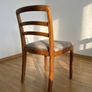 Mid Century Round Extending Dining Table & 4 G Plan Teak Chairs Image 5