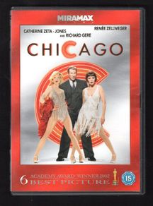 Chicago. DVD Movie. Staring Renee Zellweger, Catherine Zeta-Jones and Richard Gere
