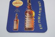 Adelscott Scotch Whisky : Eau Pure and Pure Malt - Beer Mat/Coaster