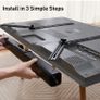 Perlegear full motion TV Wall + Sound bar Bracket for 26-65 inch TVs Image 5