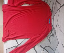 Red Girls long sleeve tee