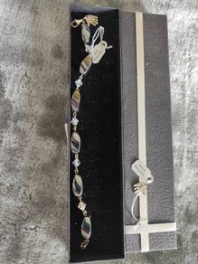 Hand made sterling silver bracelet
