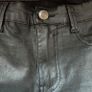 Black Leather look jeans Image 3