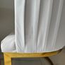 Cream and gold armchairs Image 9