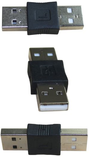 New USB A Male To USB A Male Adapter Converter Changer Gender #238