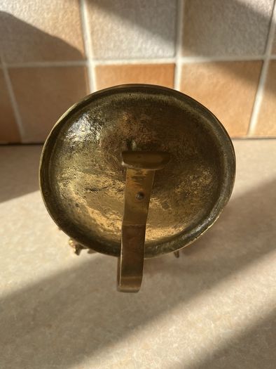 Vintage Solid brass sconce Wall Mount Pillar Candle holder