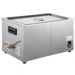 30L Ultrasonic Cleaner Dual Frequency Ultrasonic Cleaning Machine with Heater Jewelry Cleaner for Parts Jewelry Eyeglass Ring Denture Record Circuit Board 28/40KHz