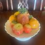 Ceramic fruit topiary centre piece Image 3