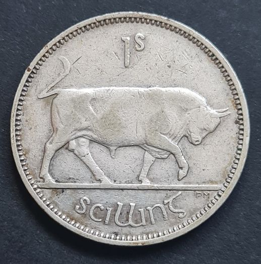 Ireland 1942 Silver Shilling Coin