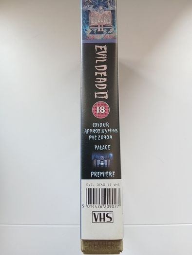Evil Dead 2 Kiss Your Nerves Goodbye Film On Large Box Rental Version (Not Ex Rental)