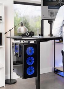 2 VIVO Heavy Duty Adjustable Under-Desk PC Mount