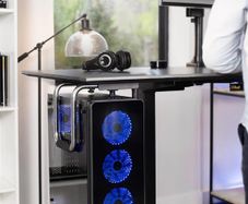 2 VIVO Heavy Duty Adjustable Under-Desk PC Mount