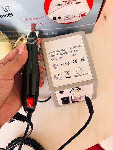 Nail uv lamp and drill machine