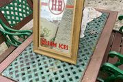 Rare HB ice cream advertising mirror