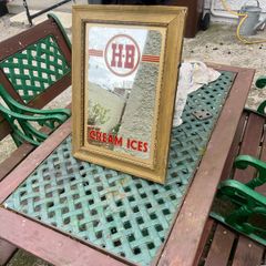 Rare HB ice cream advertising mirror