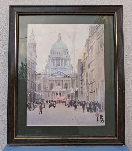 Vintage Belfast hall framed picture