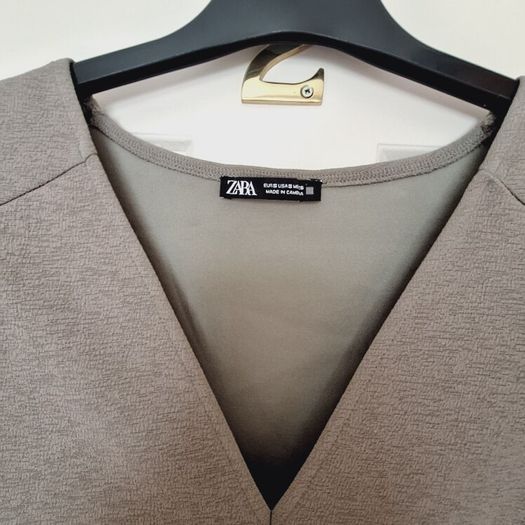 Khaki Green Zara Dress - S