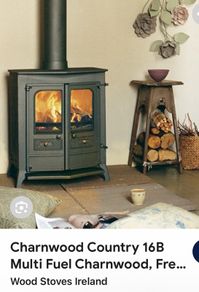 Stove solid fuel Charnwood multi fuel country 16b
