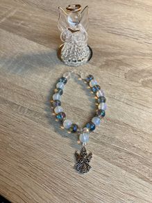 Handmade Opalite Crystal Archangel Bracelet