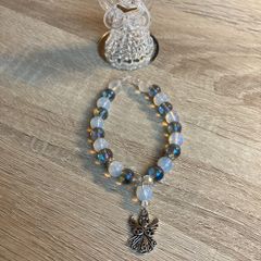 Handmade Opalite Crystal Archangel Bracelet
