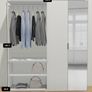 IKEA Platsa wardrobe with mirror Image 2