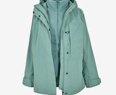 Timberland Women's Benton 3-in-1 Rain Anorak-Sage Green