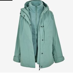 Timberland Women's Benton 3-in-1 Rain Anorak-Sage Green