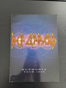 Def Leppard Euphoria tour book signed