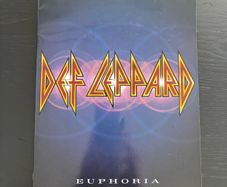 Def Leppard Euphoria tour book signed