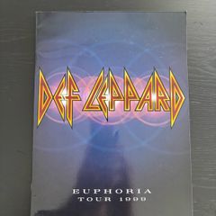 Def Leppard Euphoria tour book signed