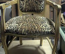 Peter Stringfellow chair from his Dublin Nightclub