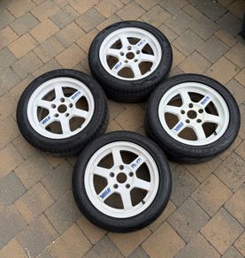 Rays Volk TE37 5x114 15x6.5 +35 (EK9/DC2 Fitment)