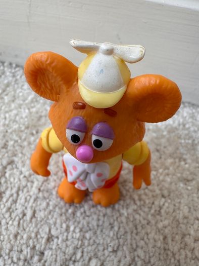 Disney Junior Muppet Babies Fozzie Bear approx. 3" Used Please see photos