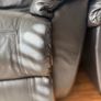 Black Leather Recliner Armchair Image 5