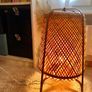 Vintage ikea bamboo rattan lamp Image 4